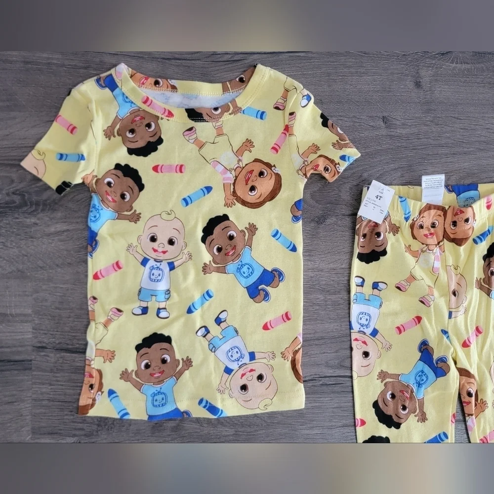 Kids' Cocomelon Pajama Set Size 4t NWT